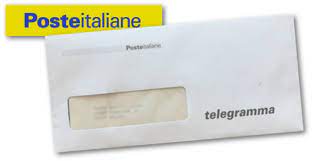 Telegramma erogato da Poste Italiane